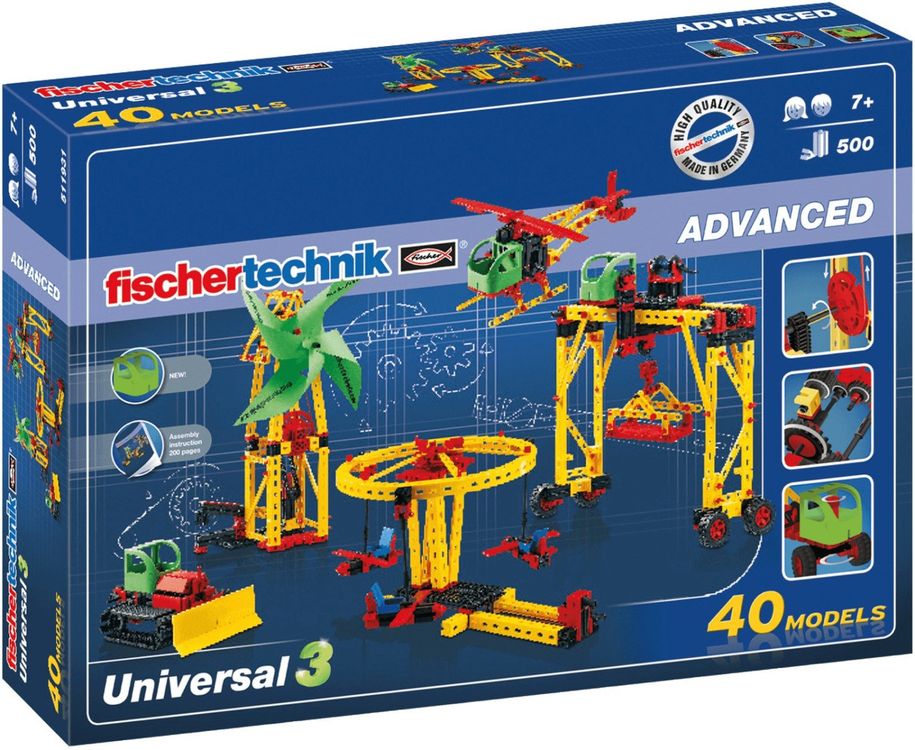 fischertechnik ADVANCED Universal 3, Konstruktionsbaukasten (Gebraucht ...