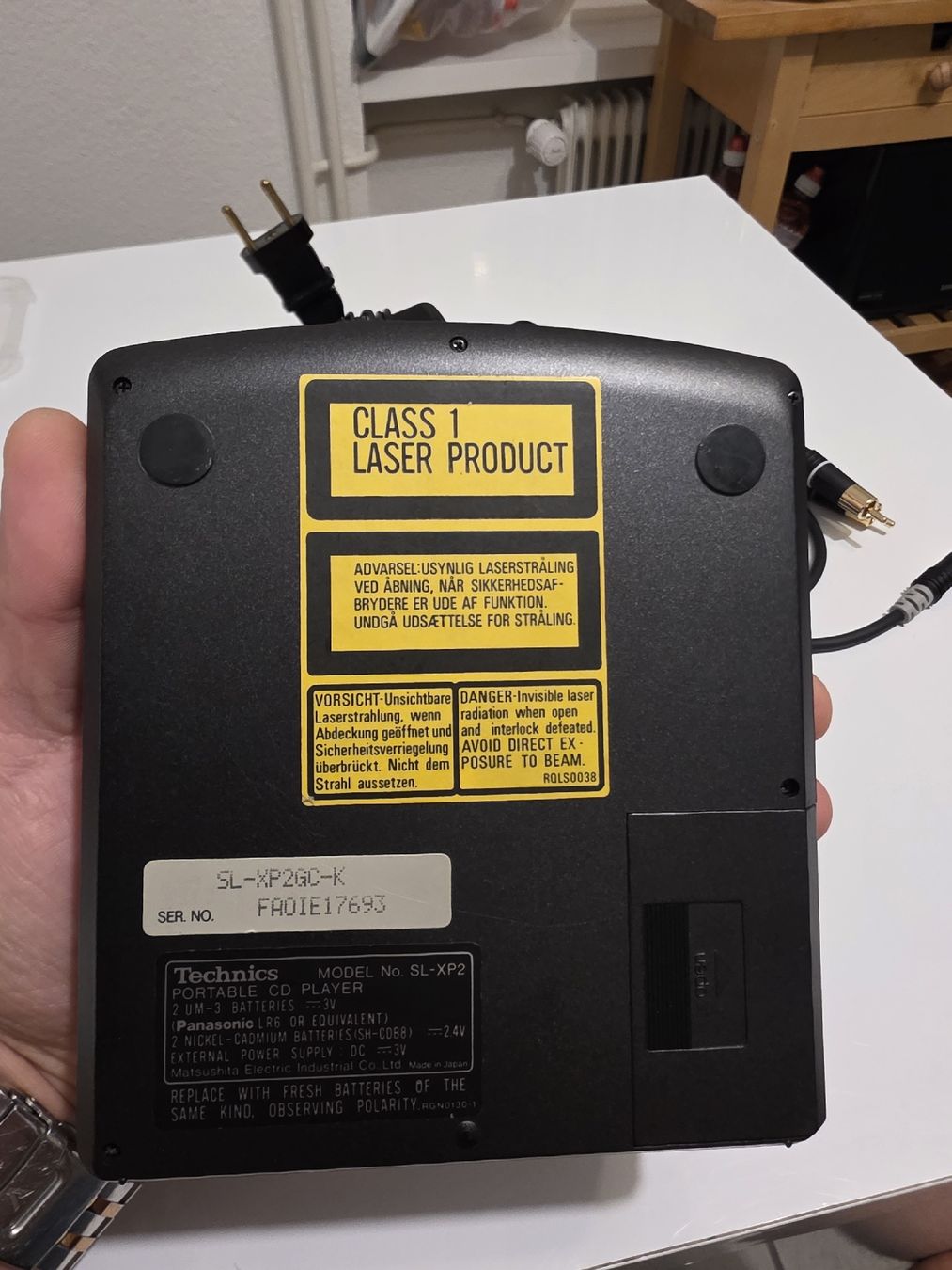 Lettore multimediale portatile: Technics SL-XP2 CD Player + Netzteil & Audiokabel – Usato da Root venduto da dam_k55b 1