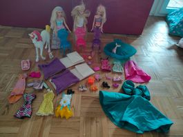 Barbiepuppen mit Zubehör