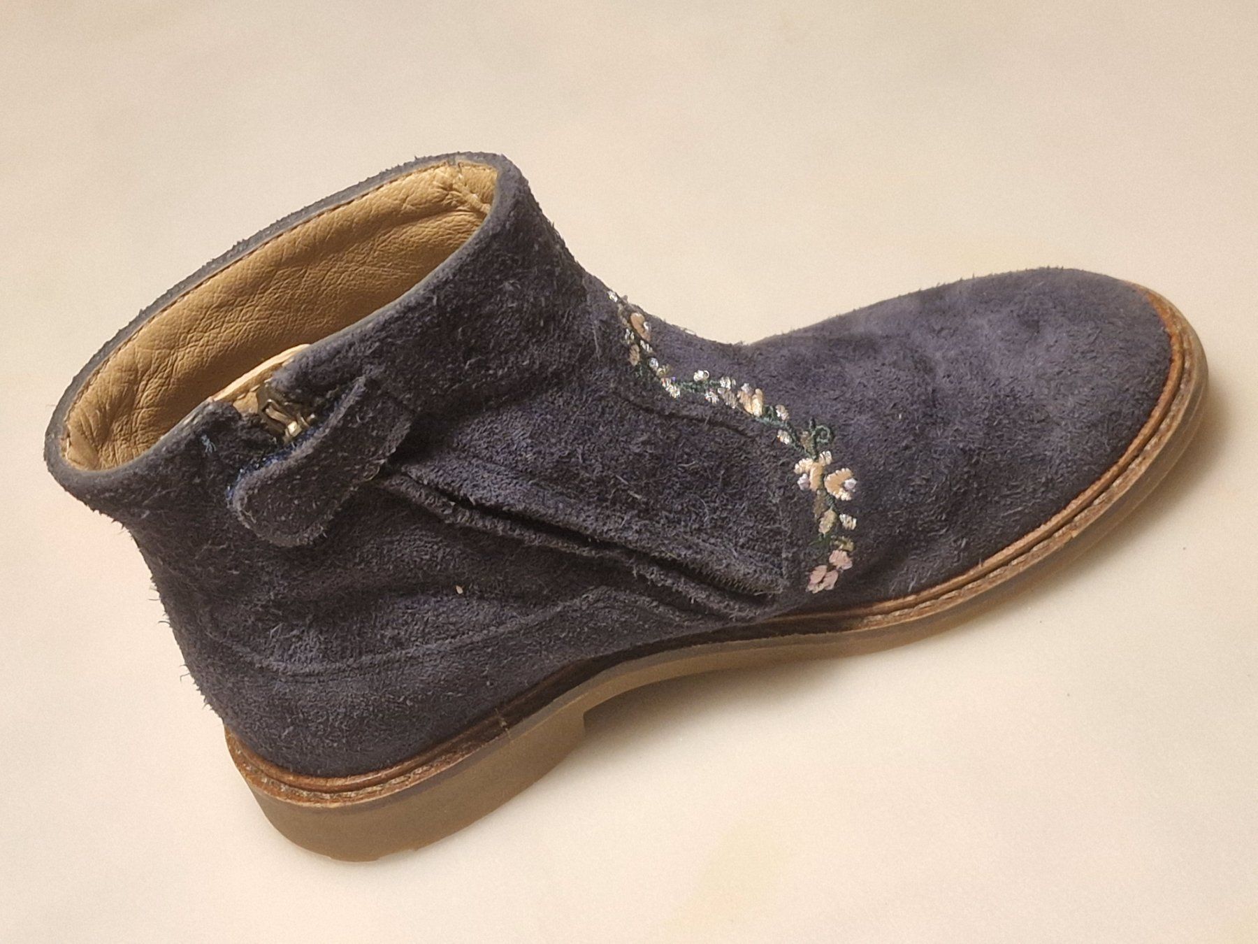 Schuhe für Mädchen: Bottines "Pom d'Api" bleu marine brodées taille 29 – Gebraucht aus Gingins von ven_mz7b 7