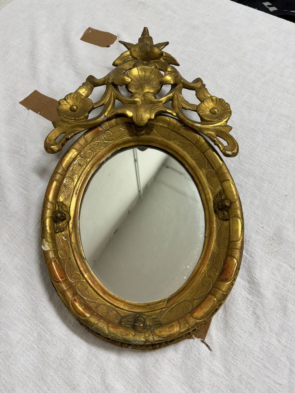 Specchi: Rare Vintage Classic Mirror – Usato da Gsteig b. Gstaad venduto da Auctionly