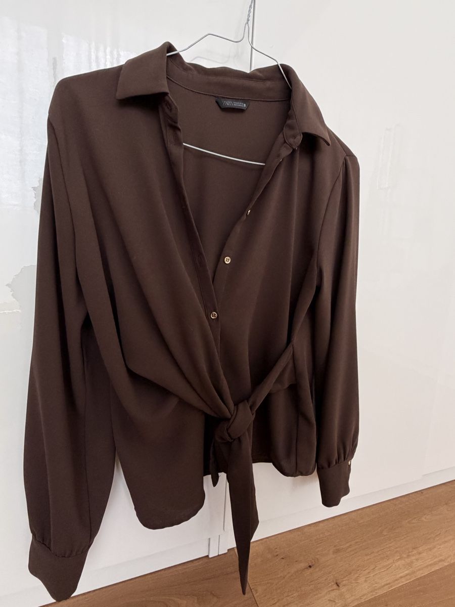 Zara Camicette: Zara braune Bluse neu  – Nuovo (secondo la descrizione) da Baar venduto da corinab_ 2