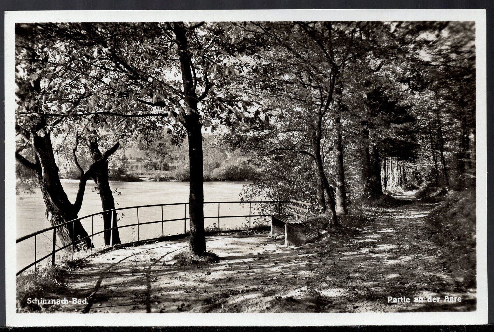 Cartoline postali: Schinznach - Bad  Partie an der Aare – Usato da Aarau venduto da kufi44