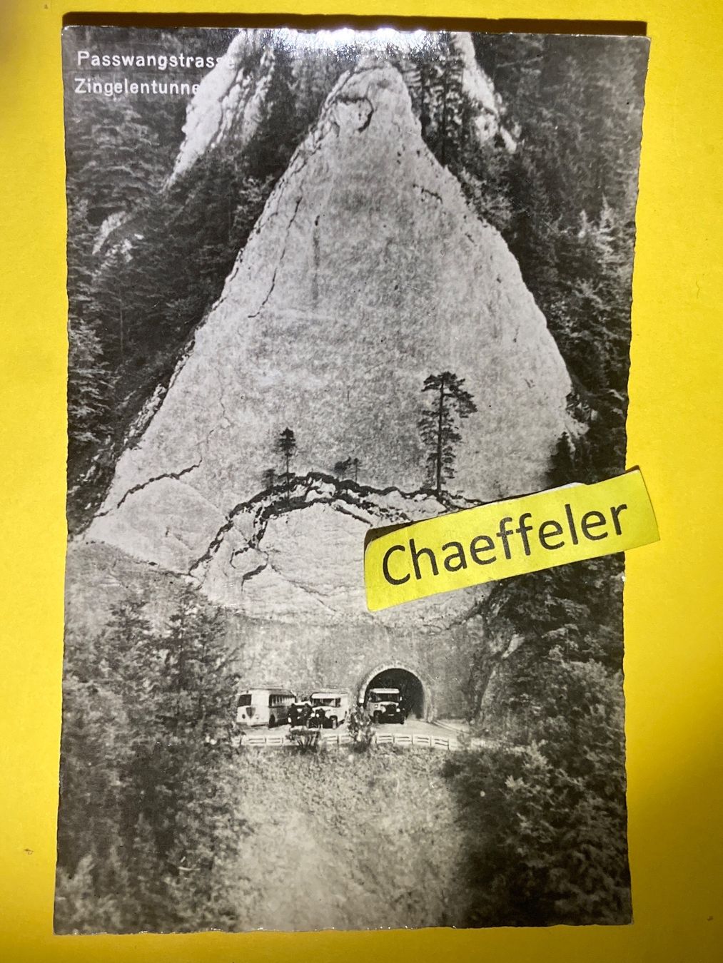 Cartes postales: Passwangstrasse, Zingelentunell – D'occasion à Zürich par Chaeffeler