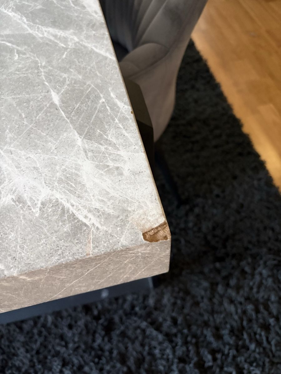 Tables: Esstisch Marmoroptik grau 180cm – D'occasion à Wallisellen par des_l5yc 1