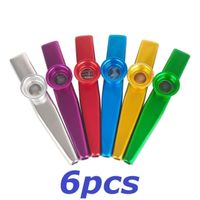 6 Stück Kinder Kazoo Musik Kazoo Set