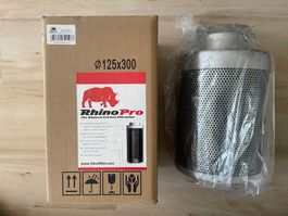 RhinoPro Aktivkohlefilter 125x300mm neu