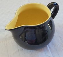 60/70er Jahre Rössler Milchkrug Schwarz/Gelb