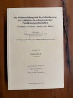 Willensbildung & Beschlussfassung der Aktionäre in Publ.ges.