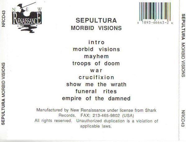 CDs: Sepultura - Morbid...(Rar!) – Gebraucht aus St-Cergue von VeganWarrior 2