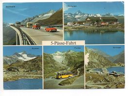 5-PÄSSE-FAHRT Gotthard Furka - Auto, Bus, VW-Bus, Postauto
