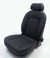 Neue Universalsitze Leder schwarz, Fiat Spider 124