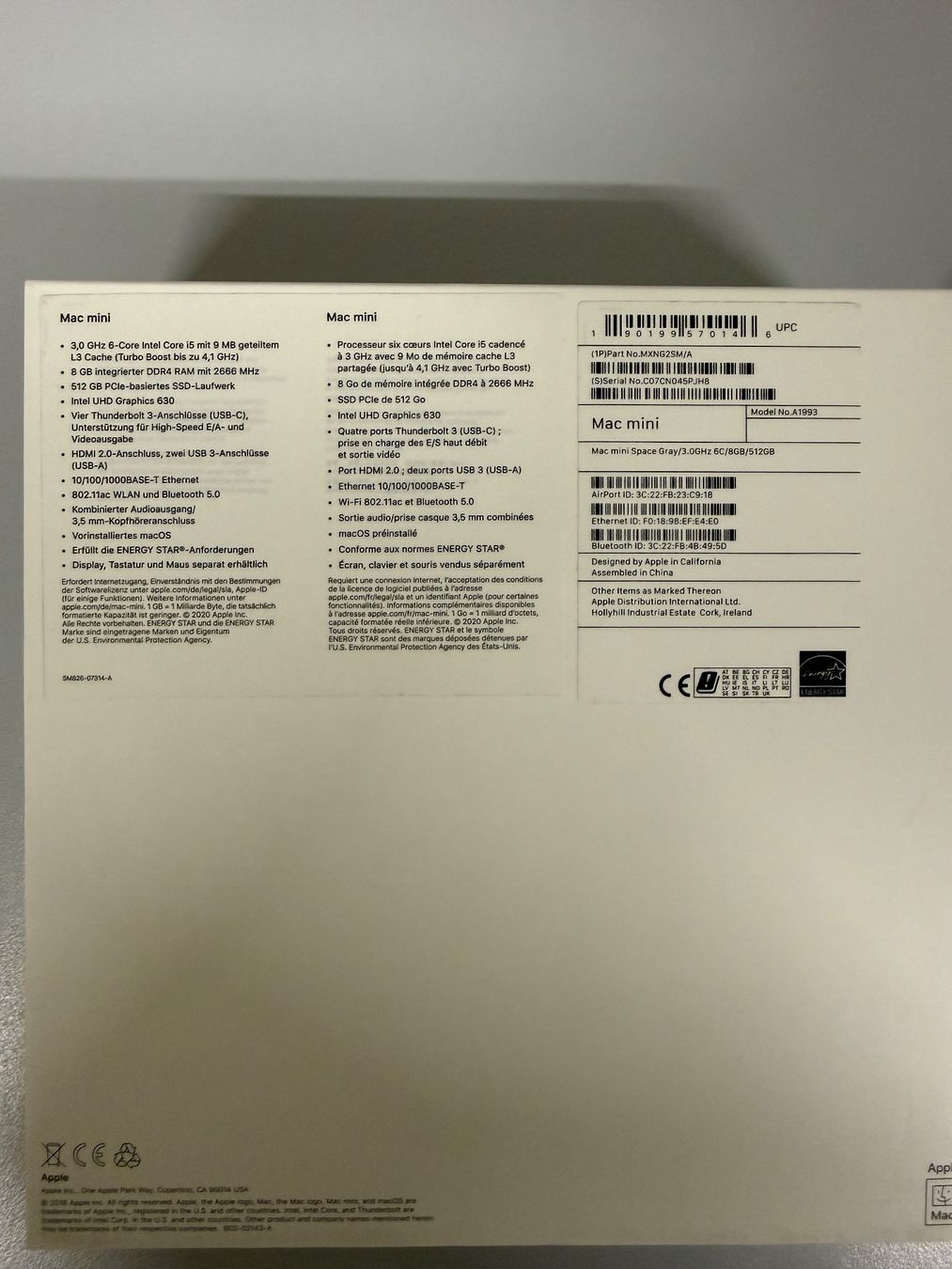 Apple PC: Apple Mac mini 2018, Intel i5, 8GB Ram, 500GB SSD – Usato da Altbüron venduto da MrApplePro 4
