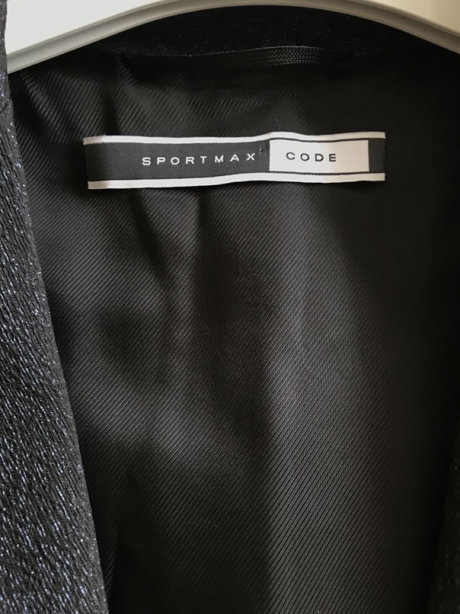 Sportmax Jacken: Veste Sportmax Code, Noire Brillante, Taille 38 – Neu (gemäss Beschreibung) aus Morges von sandy069 4