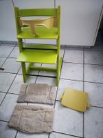 Tripp Trapp stokke mit Babyset und Sitzkissen, neueres Model