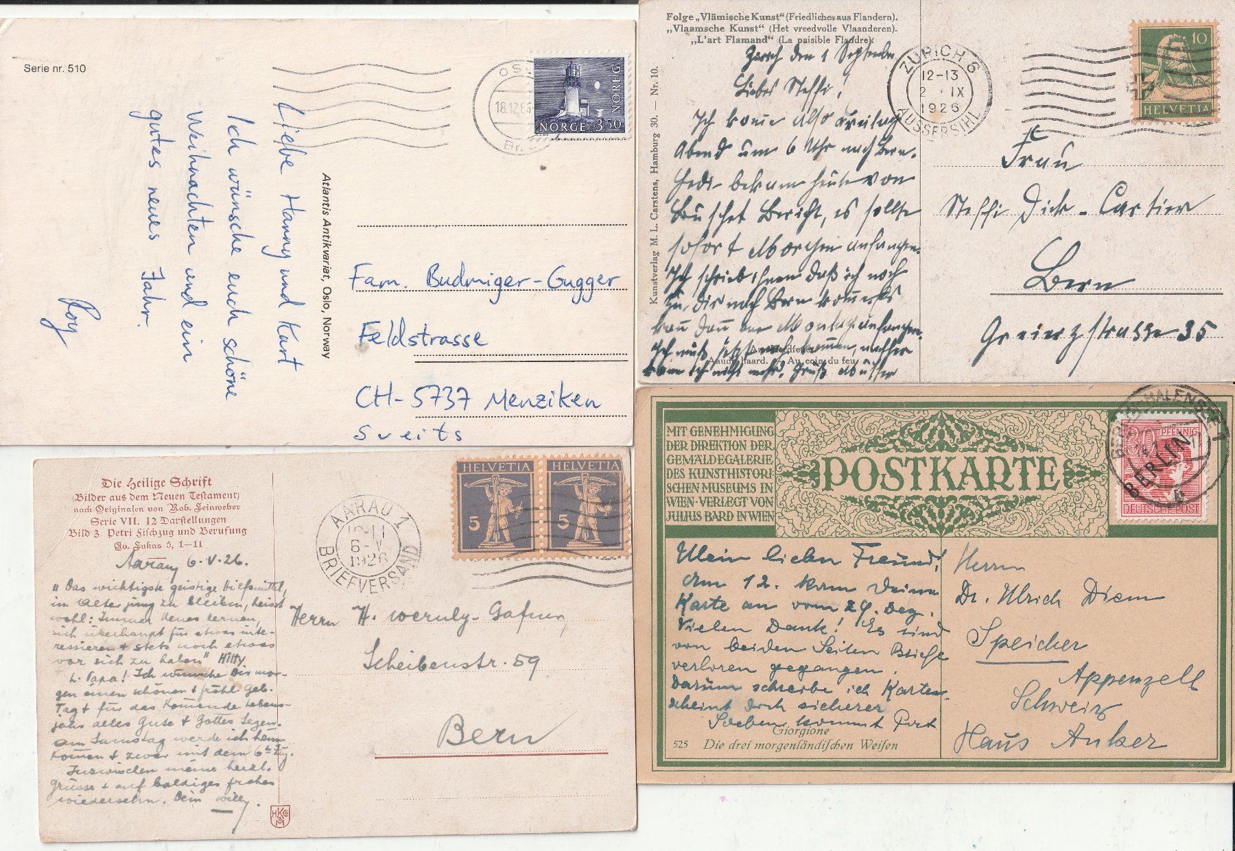 Cartes postales: 20 Karten Kunst - Diverses – D'occasion à Lumbrein par made02 3