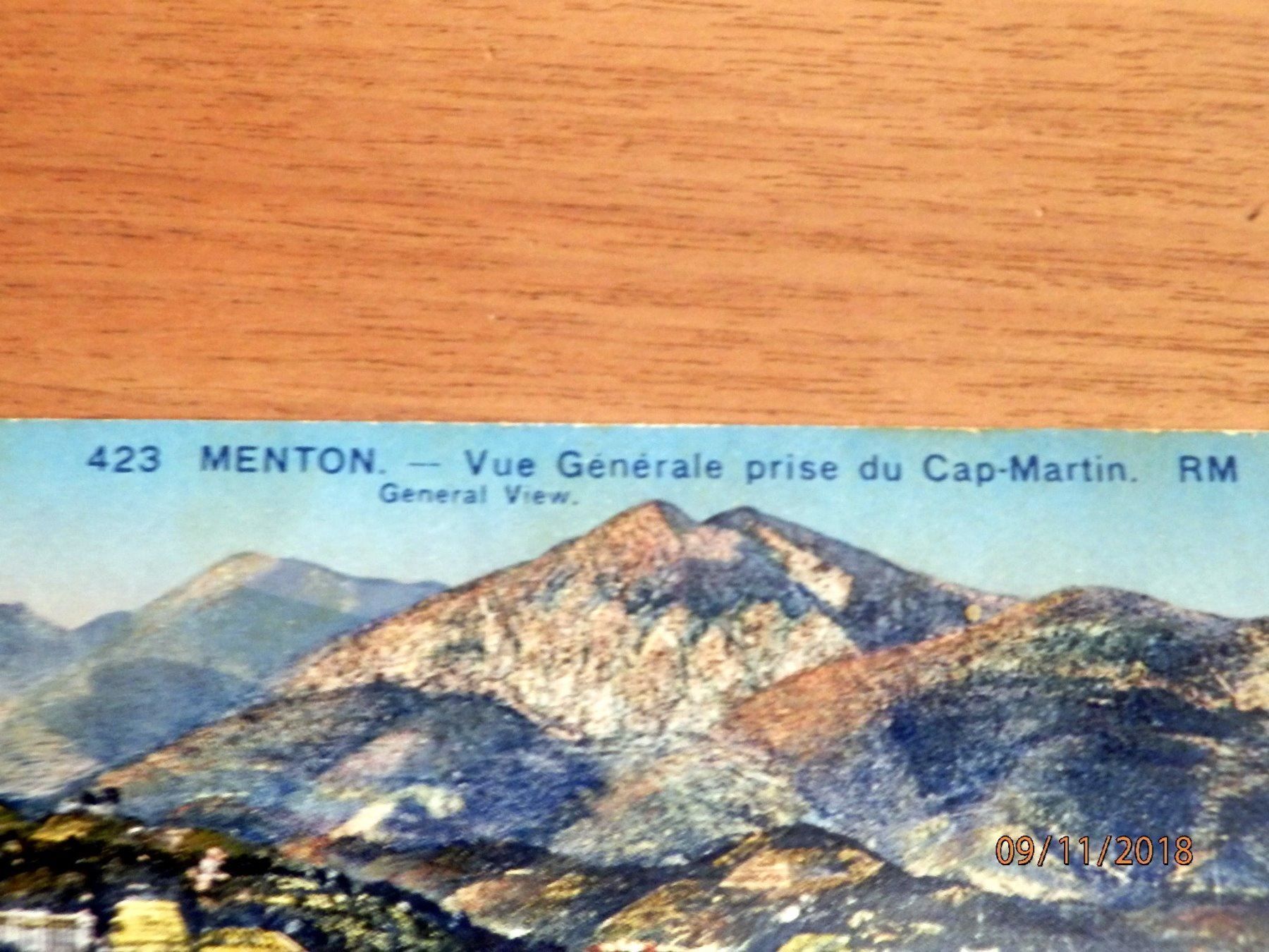 Arts picturaux & lithographies: Menton, Frankreich, Fotolitho, – D'occasion à Ueberstorf par dinbau 1