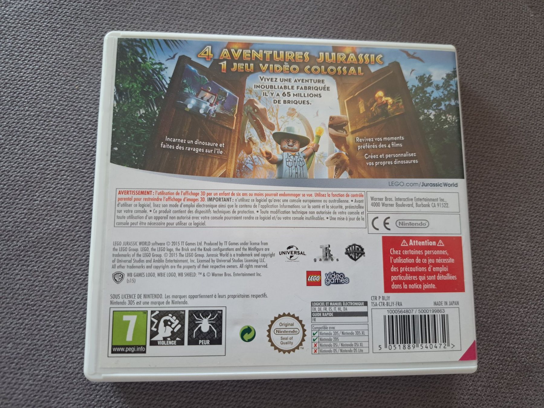 Lego Giochi: LEGO Jurassic World 3DS – Usato da Genève venduto da eng_7ylp 1