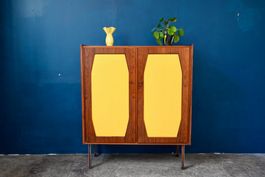 Highboard, buffet enfilade haute palissandre design vintage