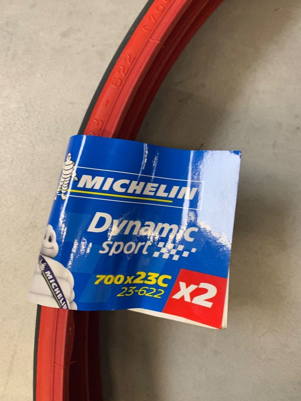 Pezzi di ricambio: Roues Michelin de vélo de course rouge neuf – Nuovo e nell'imballaggio originale da Conthey venduto da Michel124 2