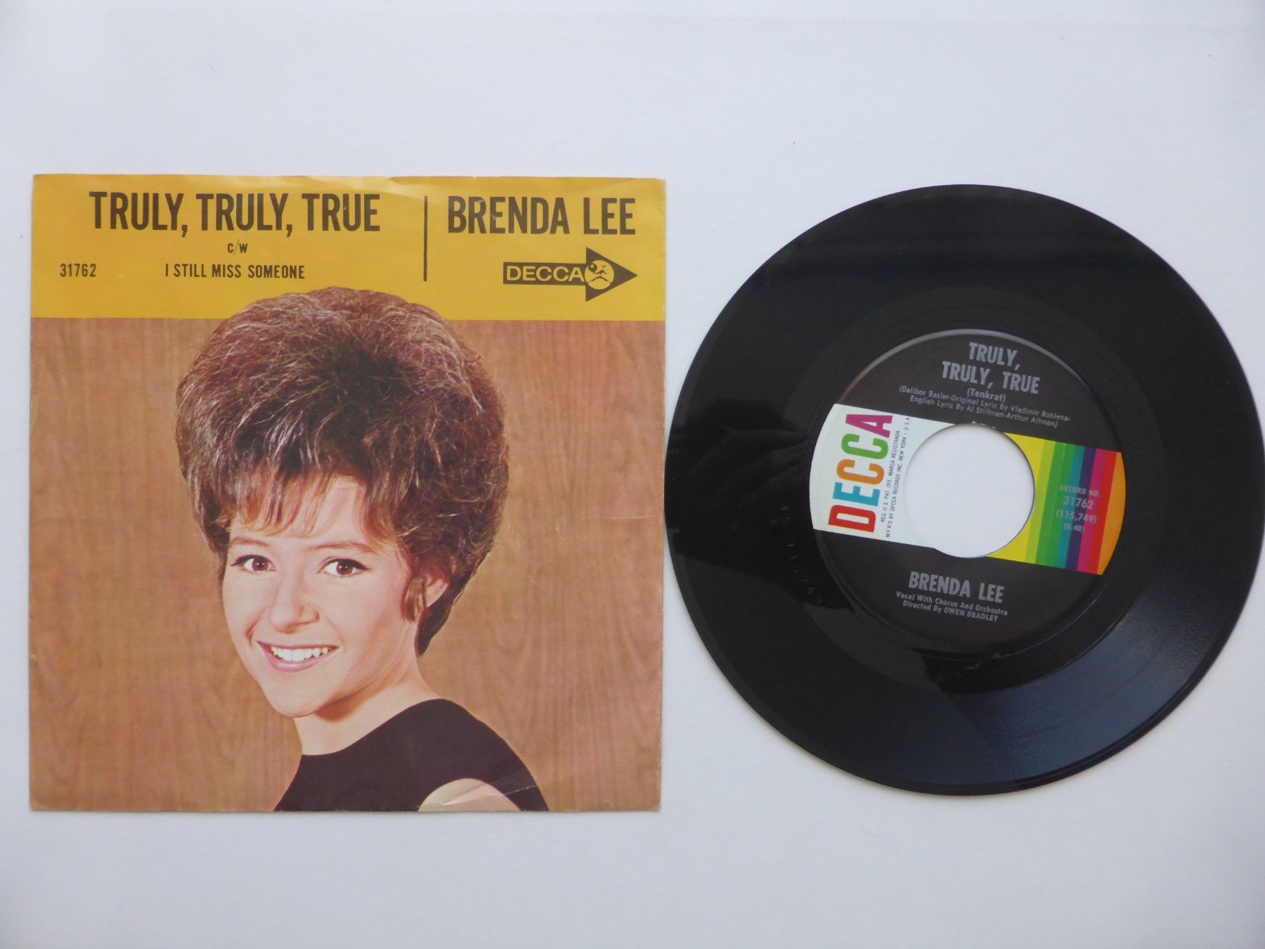 Dischi in vinile: VINYL SINGLE   BRENDA LEE – Usato da Küssnacht am Rigi venduto da Mondkinder