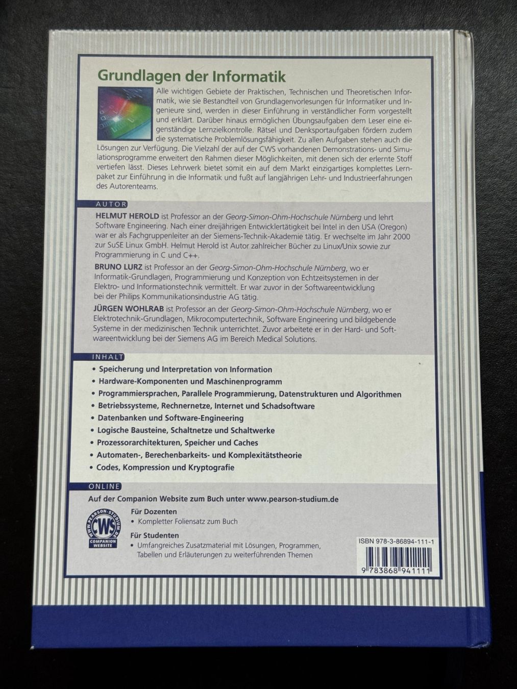 Libri: Grundlagen der Informatik - 2. Auflage – Usato da Luzern venduto da tim1337 1