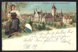 Zürich, Züricherin, das Landesmuseum