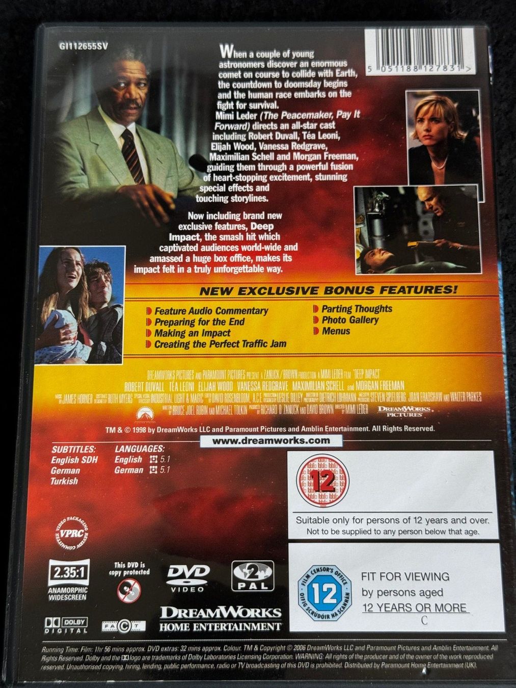 Tutti i DVDs: Deep Impact Special Edition DVD EN/DE – Usato da Fribourg venduto da tschjoly 1