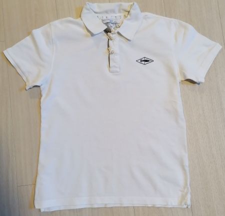 Polo Shirt - Mudo Collection - Blueline - Grösse S - weiss