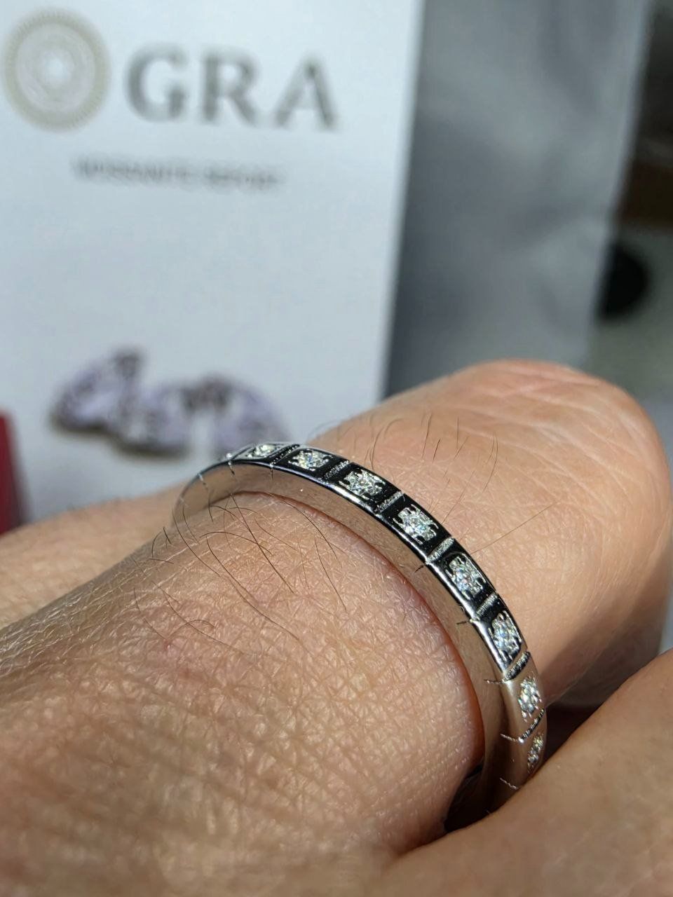Bagues: Bague argent avec diamants de moissanite certifiés GRA – Neuf avec emballage d'origine à Reconvilier par Tsma67 5