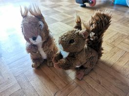 2 Plüscheichhörnchen