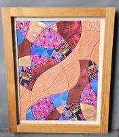 Bild Edith Brodbeck Abstrakt Collage gerahmt Sep06 50x70cm