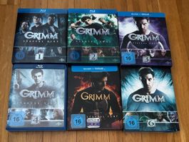 Grimm Serie Blu-ray Staffeln 1-6 Komplette Serie