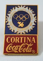 Z505 - Pin Olympic Winter Games Cortina d'ampezzo 1956