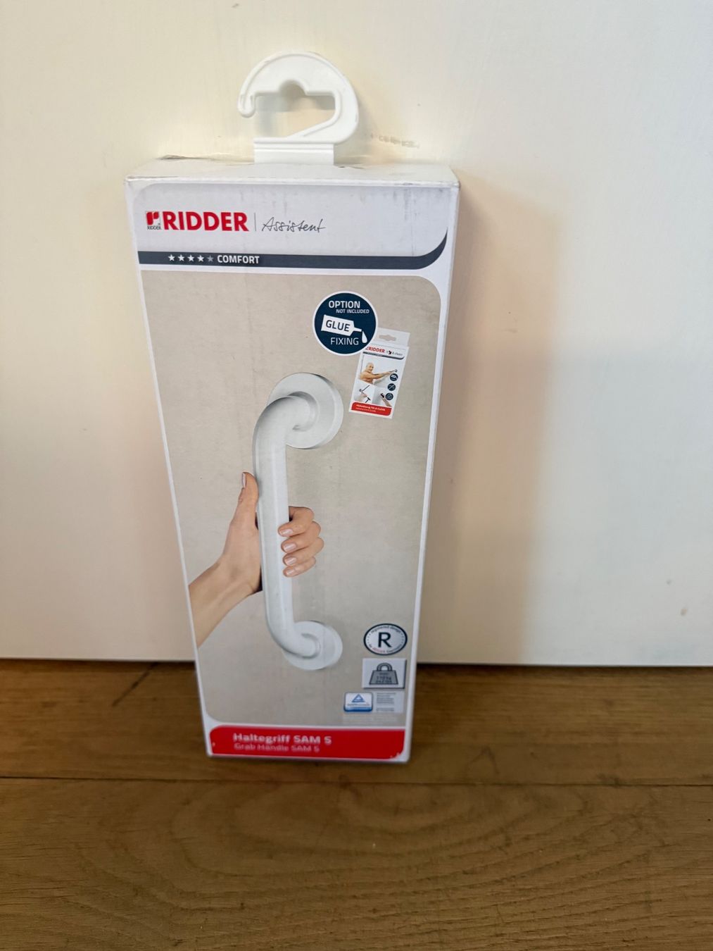 Supporti a parete: Ridder Haltegriff SAM S weiss neu OVP – Nuovo e nell'imballaggio originale da Fehraltorf venduto da skn_7dj8