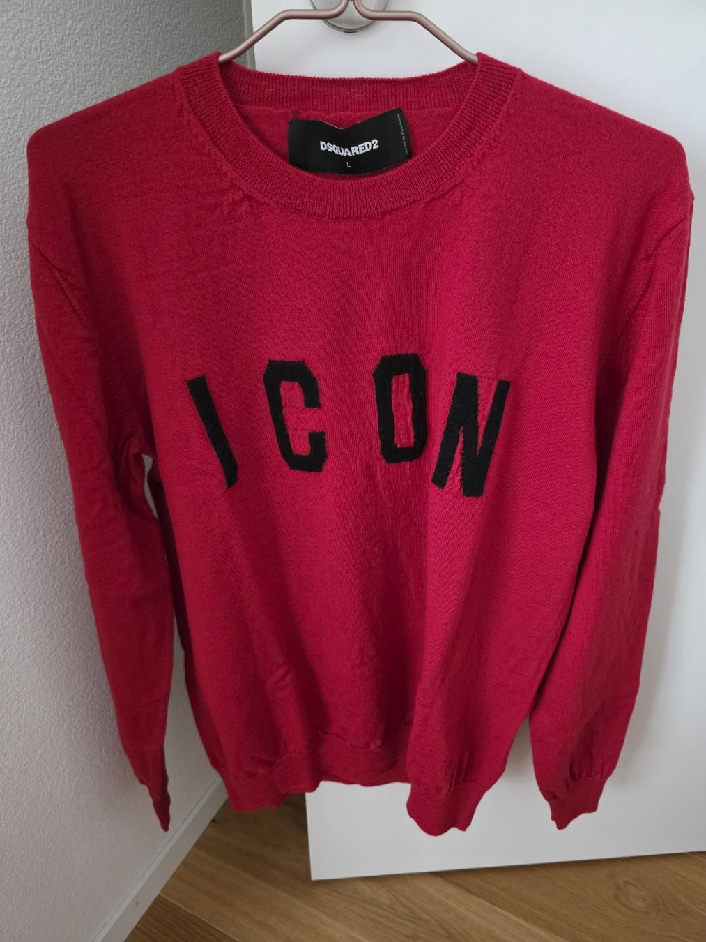 Dsquared2 Pulls & Sweat-shirts: Dsquared2 Wollpullover "Icon", Gr. L, Rot – D'occasion à Oftringen par JG__4
