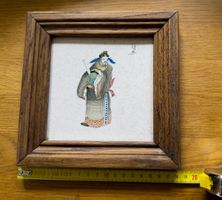 Original Makkum Fayence Fliese gerahmt Holland