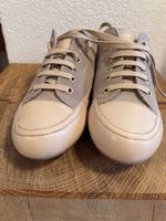 Candice Cooper Sneaker (39) Wildleder, Farbe Ecru, beige.