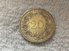 20 centimes/Rappen 1891