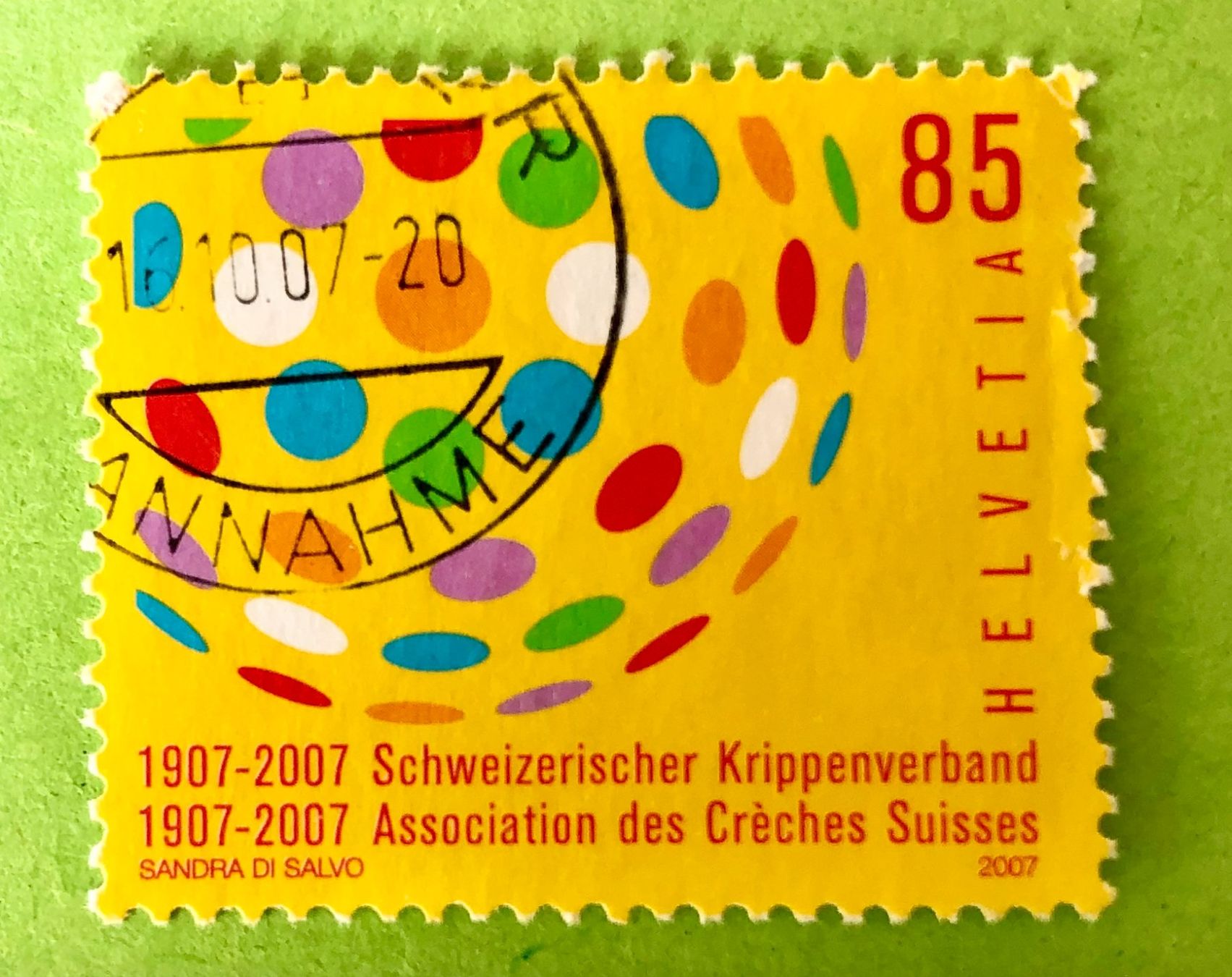 Alle Briefmarken: Nr.1235 Krippenverband GESTEMPELT – Gebraucht aus Aarau von Billa007