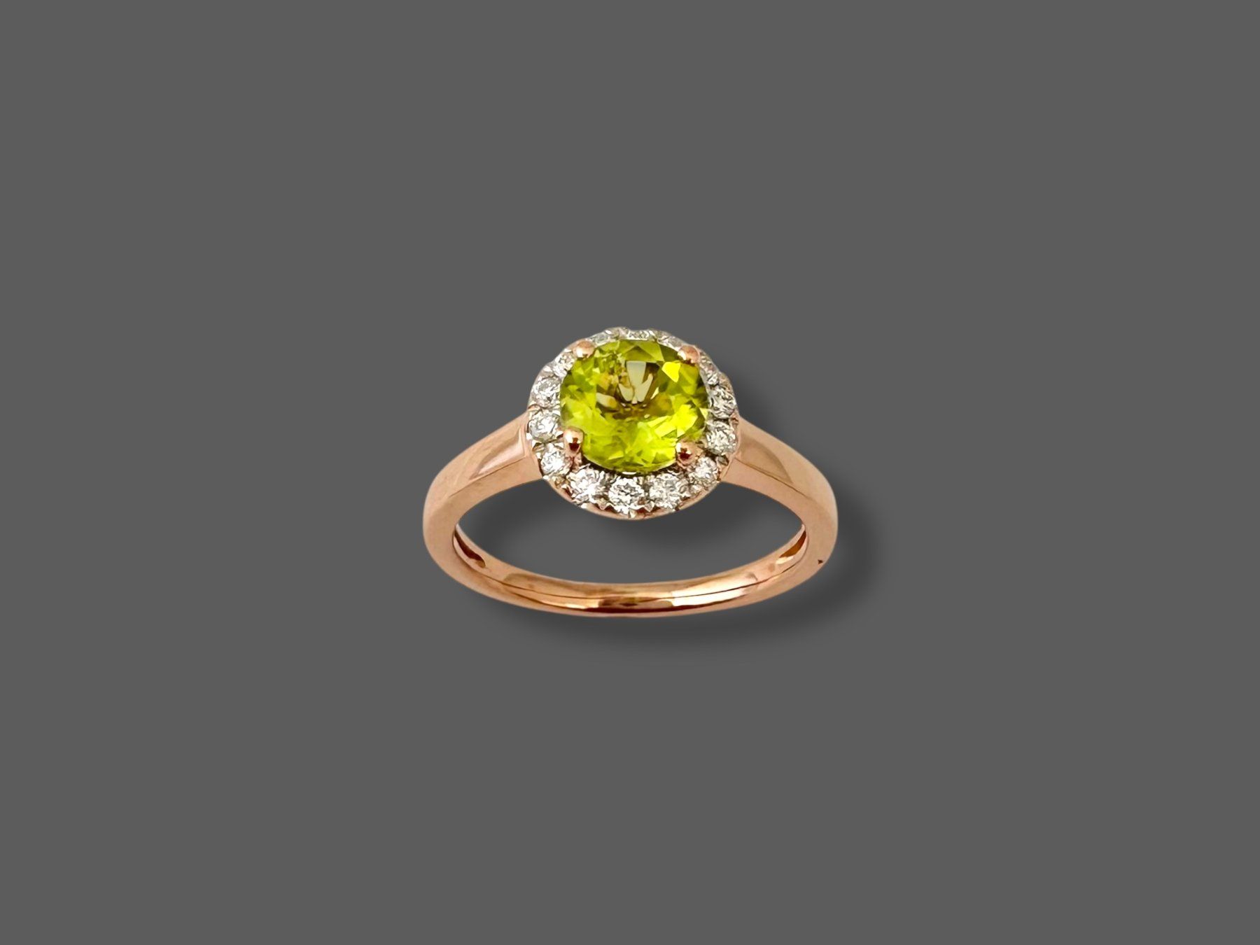 Anelli: KURZ, Peridot - Saphir - Diamant - Ring – Usato da Zuzwil SG venduto da artimmo 3