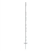 80 Pfähle 156 cm weiß Weidezaunpfähle