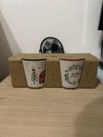 Tazze natalizie nuove, set da 2 pezzi!