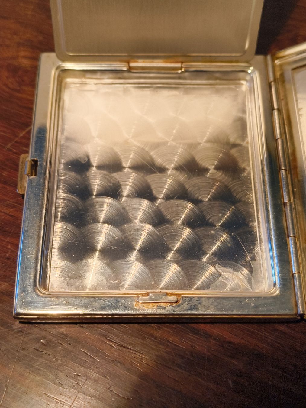 Artdeco Make-up: Art Deco Puderdose versilbert – Usato da stettlen venduto da VintageBern_ch 5