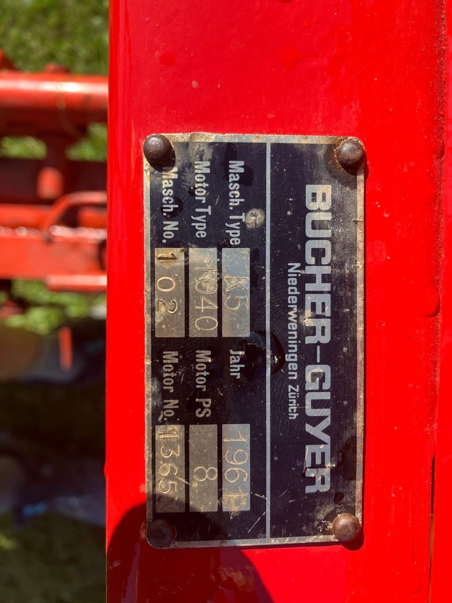 Bucher Trattori: Bucher k5 frische ab MFK – Usato da poschiavo venduto da Niko-7742 5