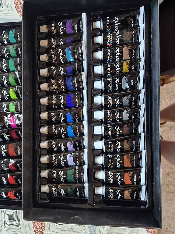 Farben: Acrylfarben Set 48 Farben Colore – Gebraucht aus Winkel von comeyerli 1