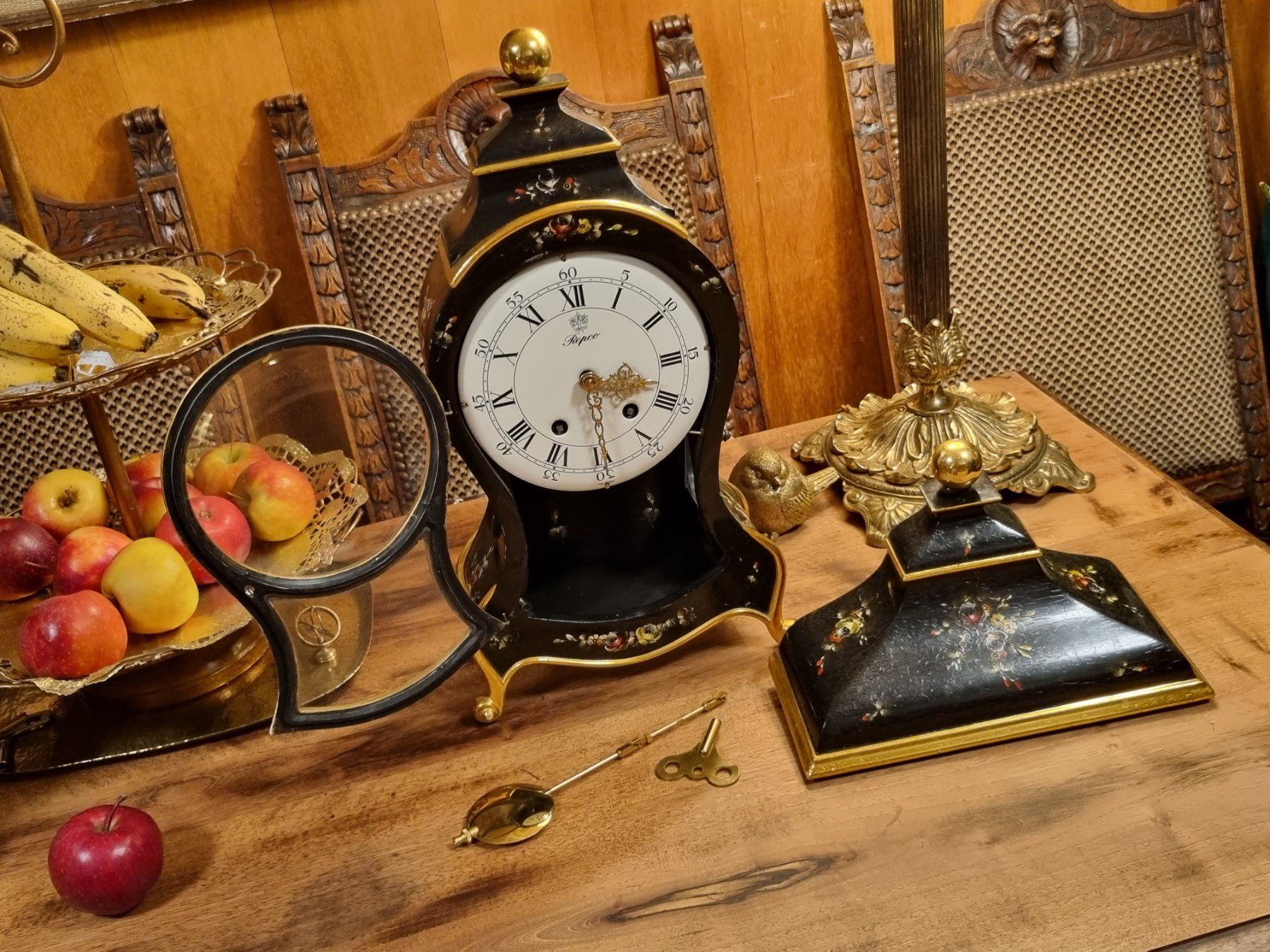 Orologi da terra & Orologi da parete: Repco Neuenburger Pendule mit Schlüssel & Pendel – Usato da Scharnachtal venduto da devin03 1