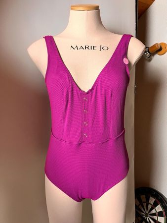 KIABI, Badekleid, Grösse 42/44, Farbe Violett