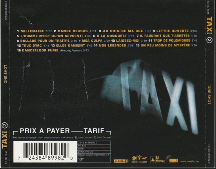CD: BO Taxi 2 CD One Shot - CD Original 2000 – Usato da Etoy venduto da vin_hss9 1