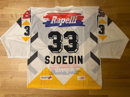 ORIGINAL HC LUGANO # 33 SJOEDIN TRIKOT MAILLOT MAGLIA XL